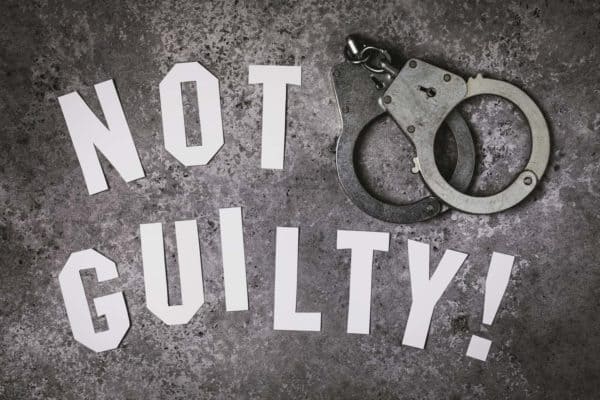 Better Understanding Double Jeopardy in Vista, California 1 Handcuffs and the words "not guilty," possibly due to the Constitutional protections for double jeopardy