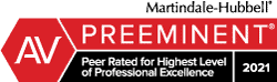 AV Preeminent Award for Peter Liss