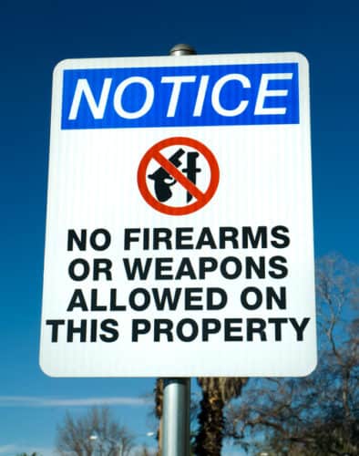 Vista and San Diego Weapons Crimes Lawyer 2 weapons free zones