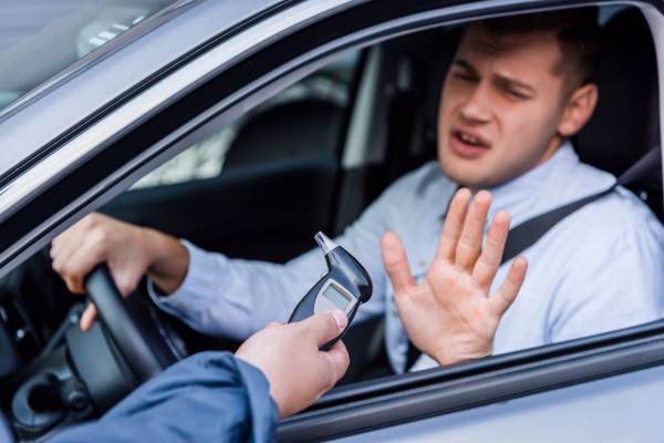 California’s Implied Consent Law 23612 (VC) 1 This man refuses to take a DUI breathalyzer test, potentially violating the California Implied Consent Law